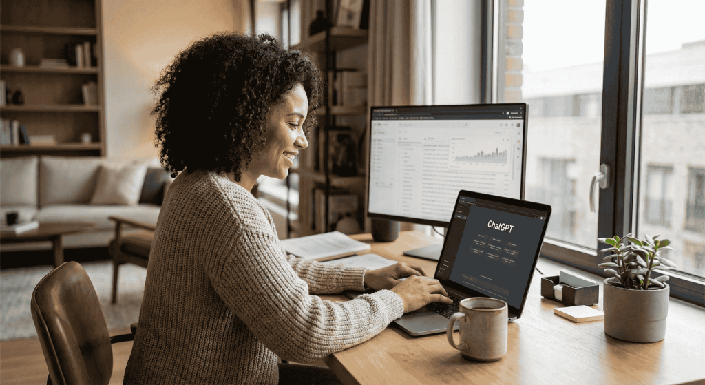 AI Entrepreneur Success Story Visualization