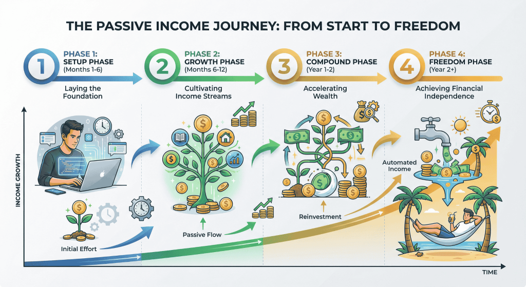 Passive Income Streams Overview Infographic