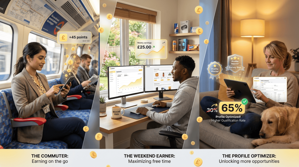 Real-World Survey Earning Scenarios