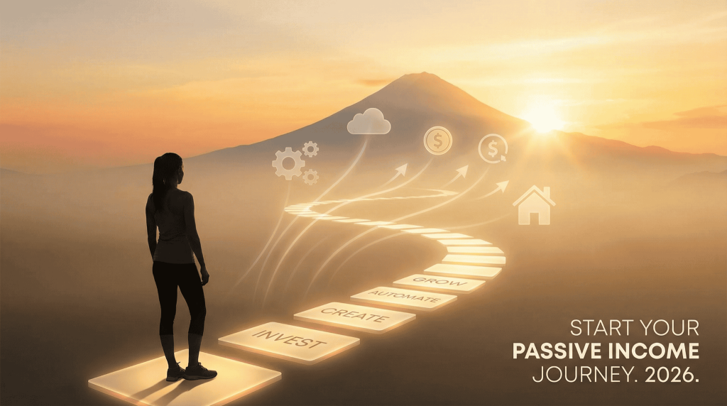 Start Your Passive Income Journey - Motivational Action Image