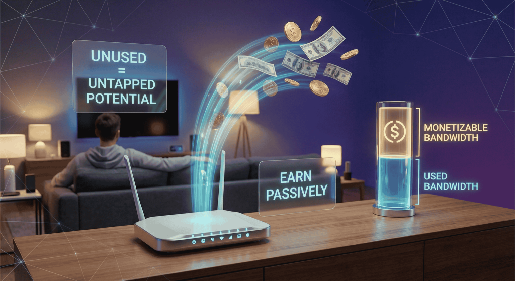 The Bandwidth Monetization Concept passive income apps