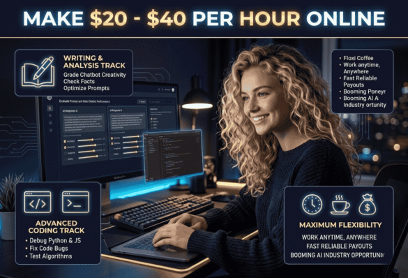 Make $20 - $40 Per Hour Online